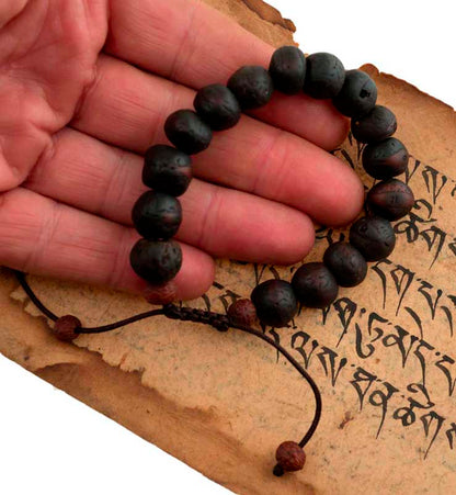 Bracelet Mala Tibétain Phoenix Eye – Graines De Bodhi Anciennes Véritables