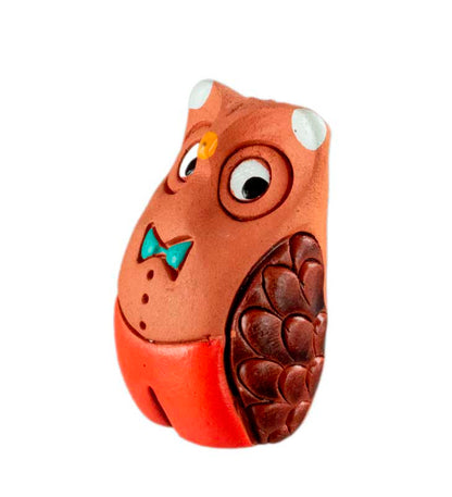Figurine Chouette En Terre Cuite – Maillot De Bain – Artisanat De Pologne