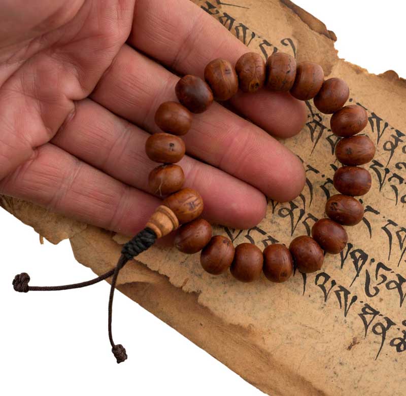 Bracelet Mala Tibétain Phoenix Eye – Graines De Bodhi Véritables