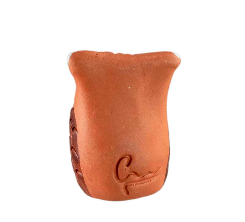 Figurine Chouette En Terre Cuite – Short Et Cravate – Artisanat De Pologne
