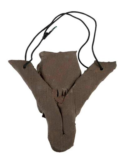 Figurine Chouette Murale En Terre Cuite – Suspension Artisanale De Pologne