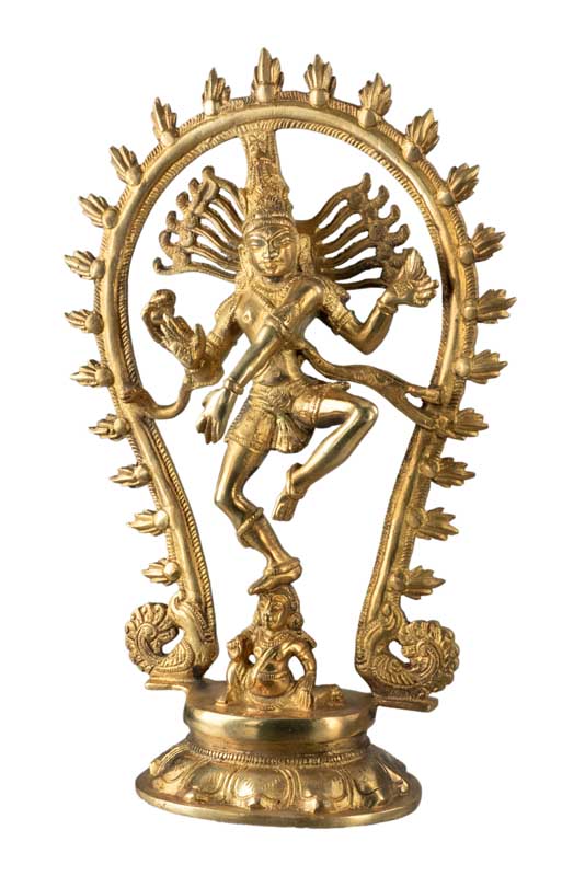 Statue Shiva Nataraja en Laiton – Danse Cosmique de Lord Shiva