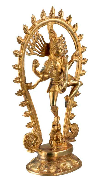 Statue Shiva Nataraja en Laiton – Danse Cosmique de Lord Shiva