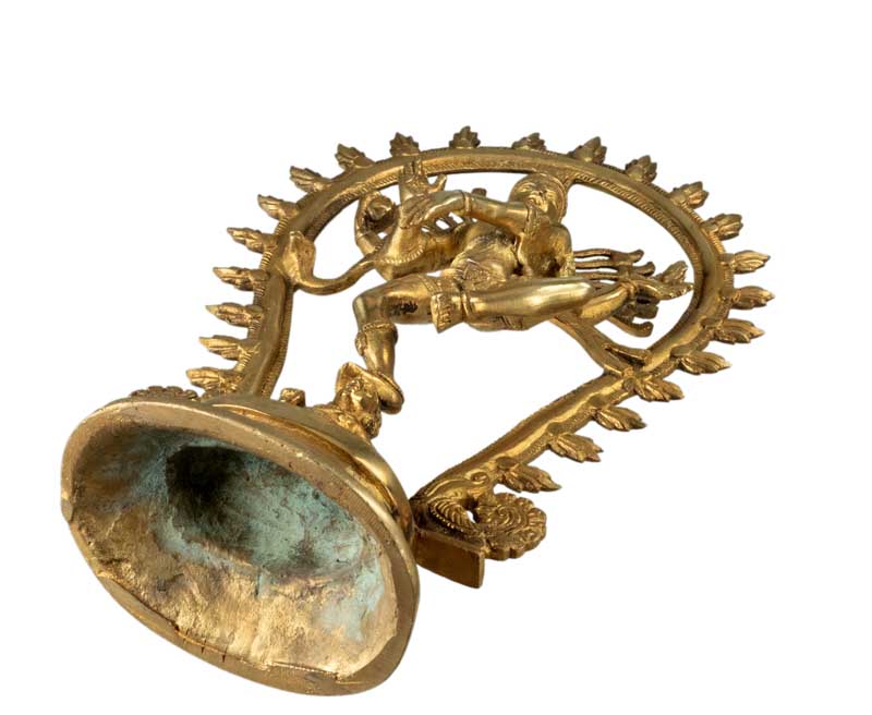 Statue Shiva Nataraja en Laiton – Danse Cosmique de Lord Shiva