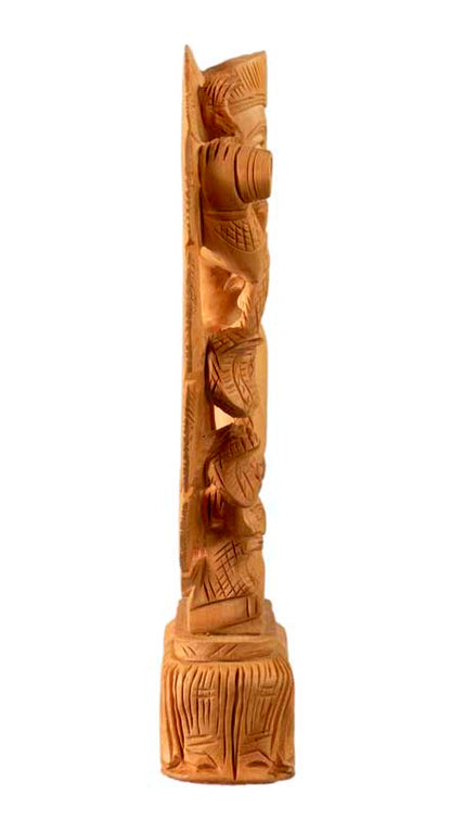 Statue Shiva Nataraja en Bois du Sud de l’Inde – Danse Cosmique