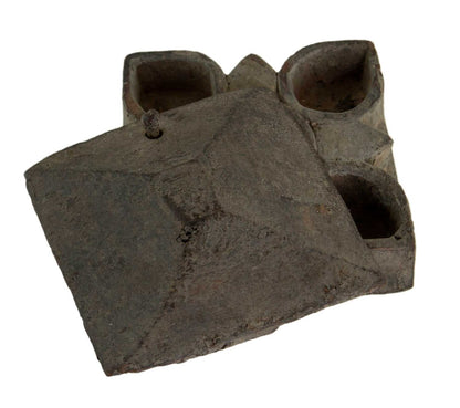 Boîte À Tikka En Bois Sculpté – Art Populaire Ethnique De L'Inde