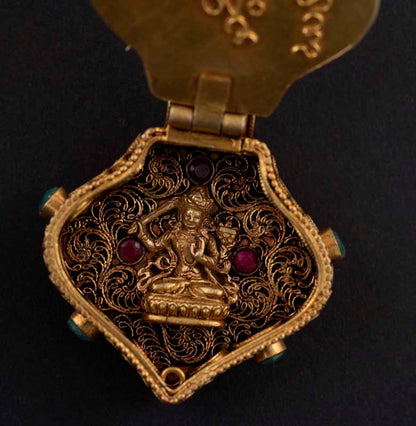Temple De Voyage Manjushri Ghau – Amulette Tibétaine Bouddhiste