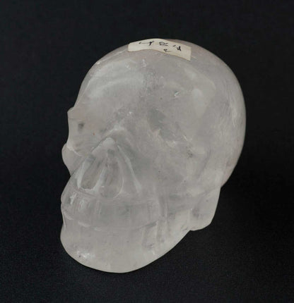 Crâne en Cristal de Roche – Tête de Mort Chamanique Tibétaine