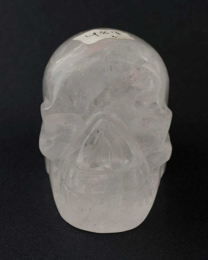 Crâne en Cristal de Roche – Tête de Mort Chamanique Tibétaine