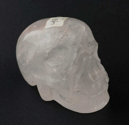 Crâne en Cristal de Roche – Tête de Mort Chamanique Tibétaine