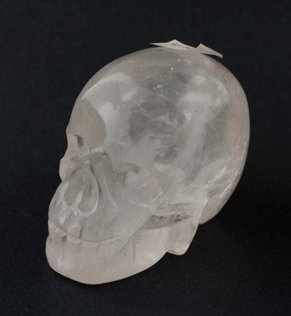 Crâne De Cristal de Roche Chamane – Objet Rituel Tibétain