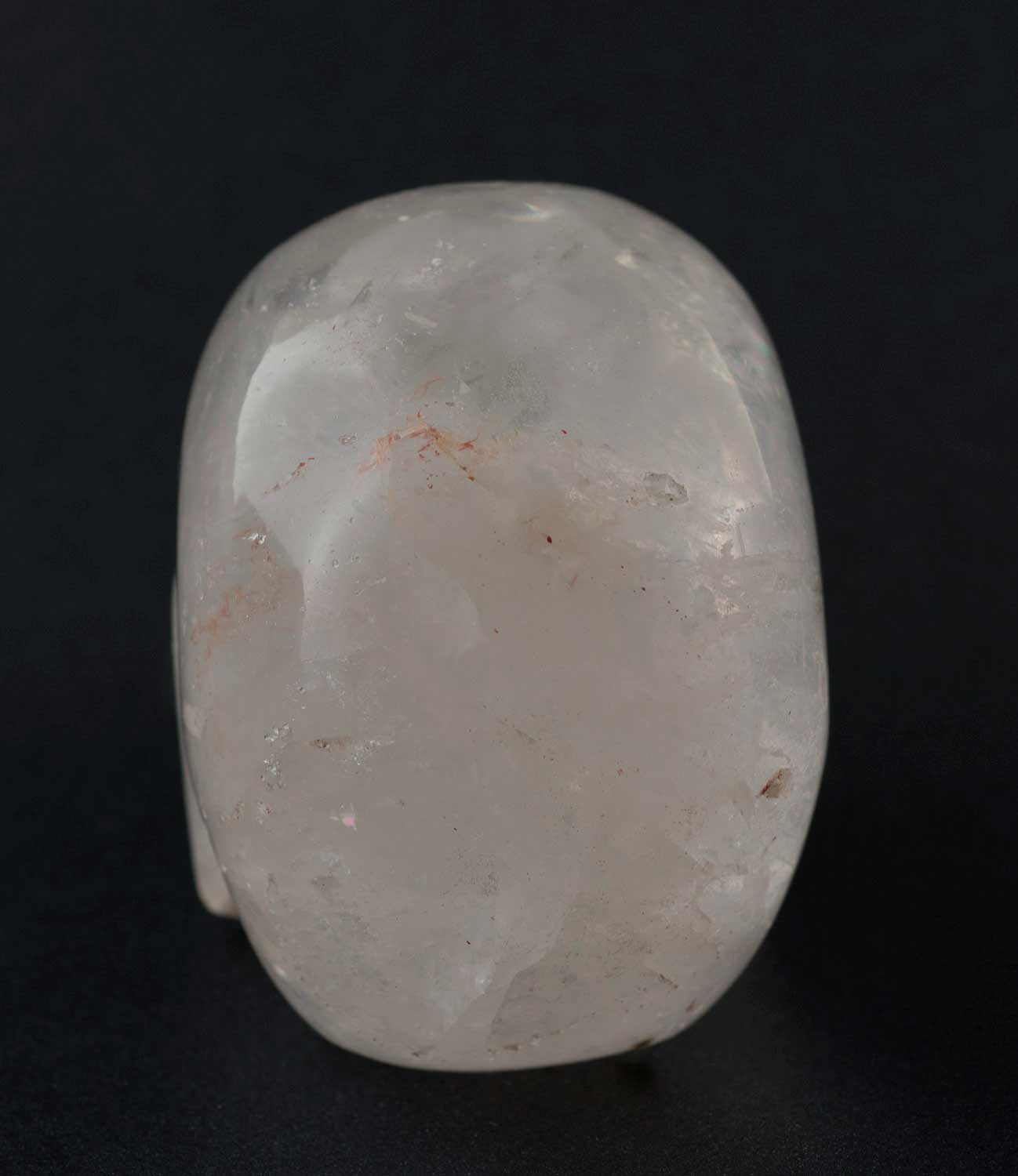 Crâne De Cristal de Roche Chamane – Objet Rituel Tibétain