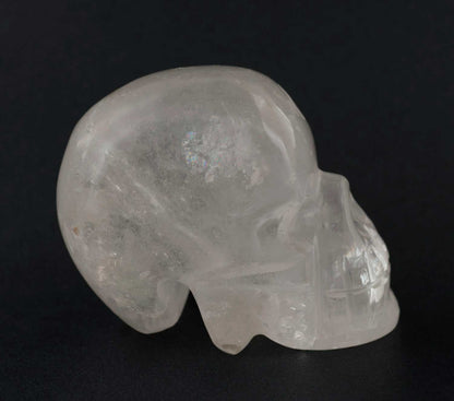 Crâne De Cristal de Roche Chamane – Objet Rituel Tibétain