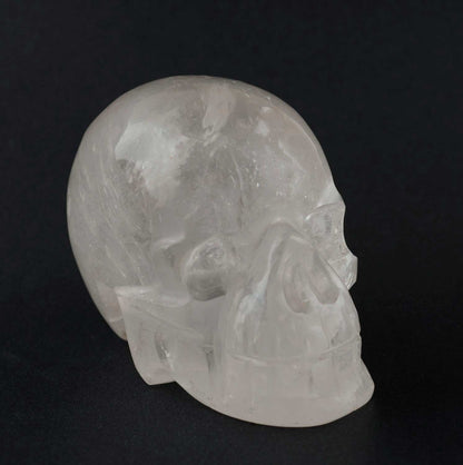 Crâne De Cristal de Roche Chamane – Objet Rituel Tibétain