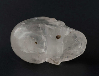 Crâne De Cristal de Roche Chamane – Objet Rituel Tibétain