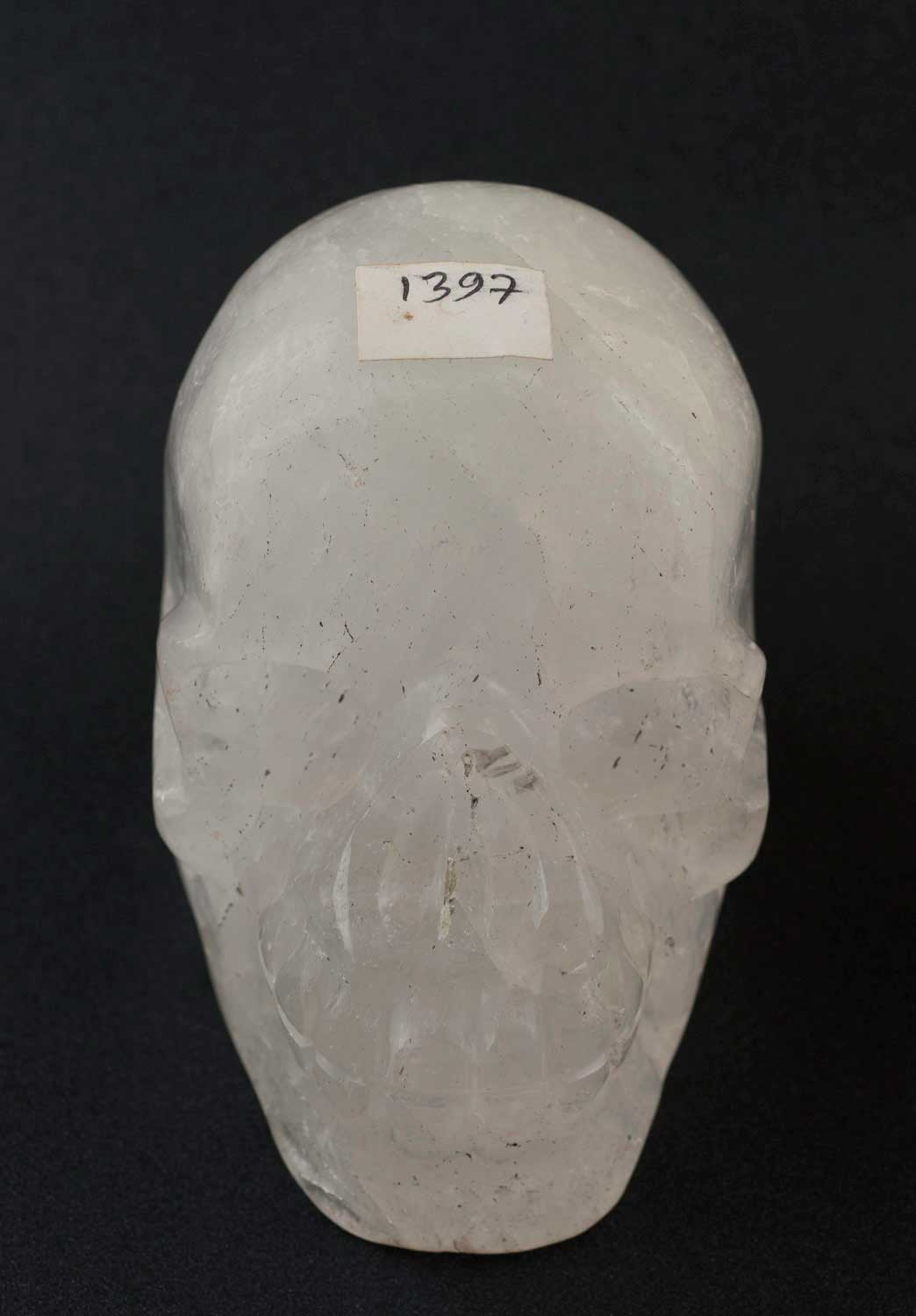 Crâne De Cristal de Roche Citipati – Objet Rituel Chamanique