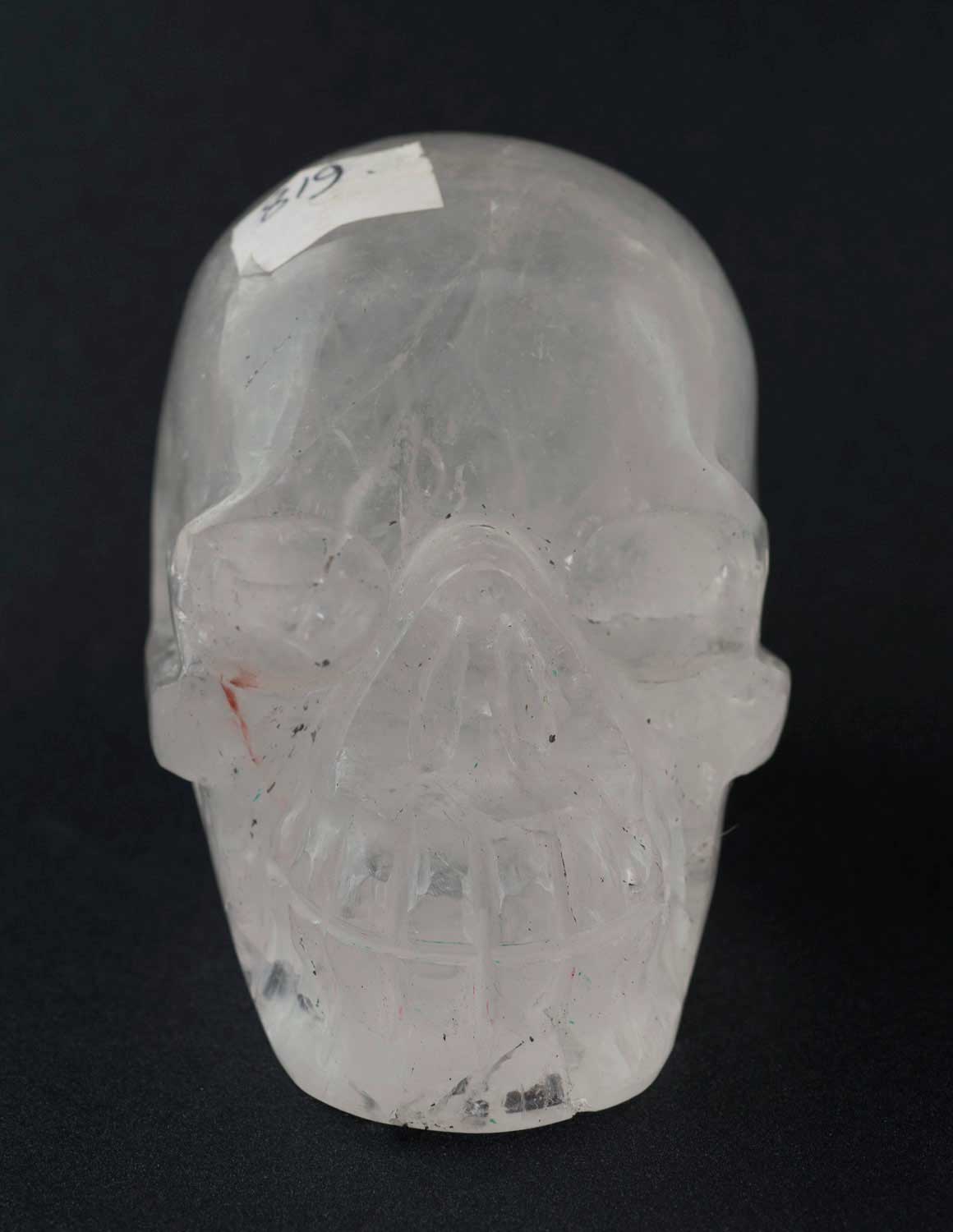 Crâne De Cristal de Roche Citipati – Objet Rituel Chamanique Népalais