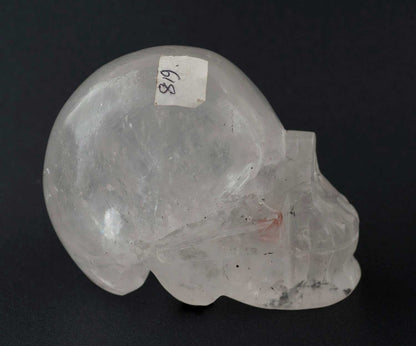Crâne De Cristal de Roche Citipati – Objet Rituel Chamanique Népalais
