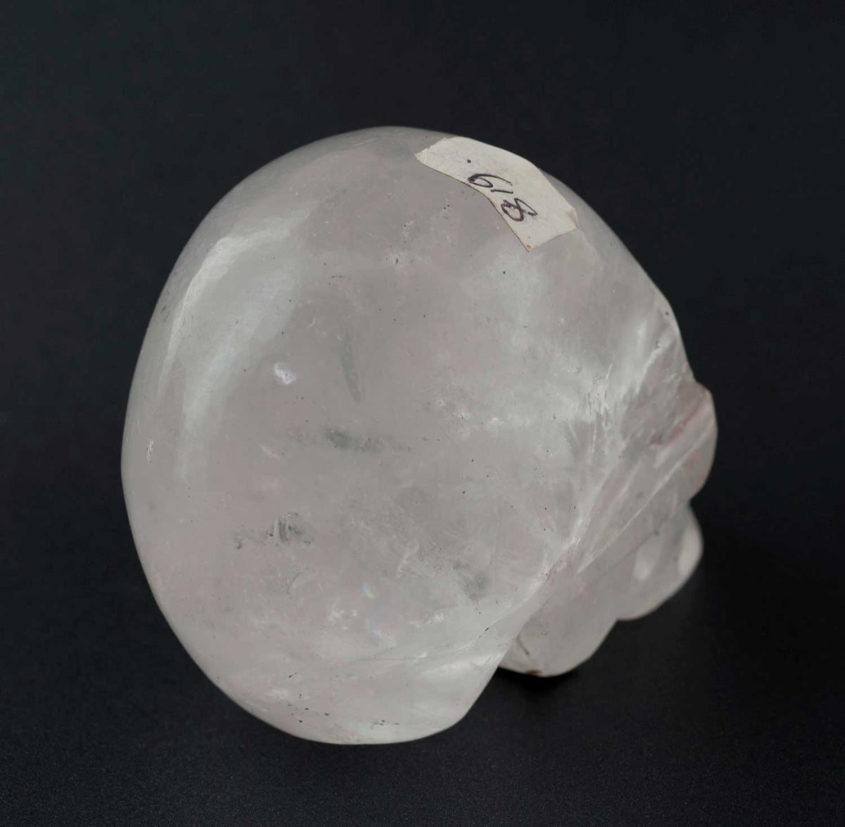 Crâne De Cristal de Roche Citipati – Objet Rituel Chamanique Népalais