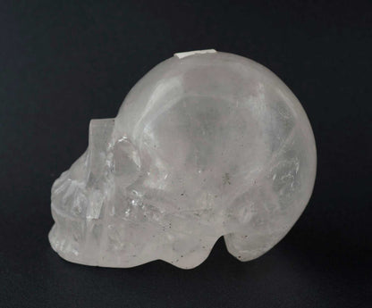 Crâne De Cristal de Roche Citipati – Objet Rituel Chamanique Népalais