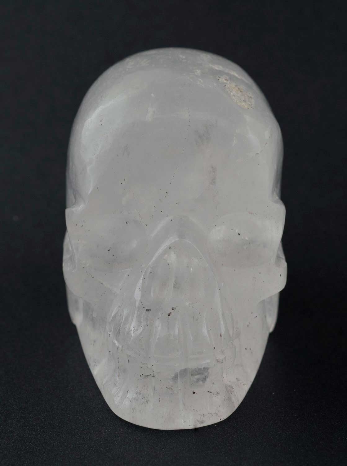 Crâne De Cristal de Roche Citipati – Objet Chamanique Tibétain