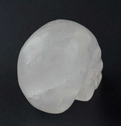 Crâne De Cristal de Roche Citipati – Objet Chamanique Tibétain
