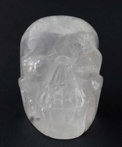 Crâne De Cristal de Roche Citipati – Objet Rituel Chamanique Tibétain