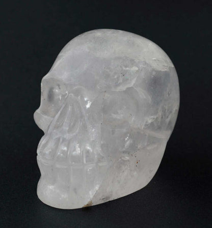 Crâne De Cristal de Roche Citipati – Objet Rituel Chamanique Tibétain
