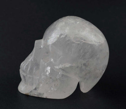 Crâne De Cristal de Roche Citipati – Objet Rituel Chamanique Tibétain