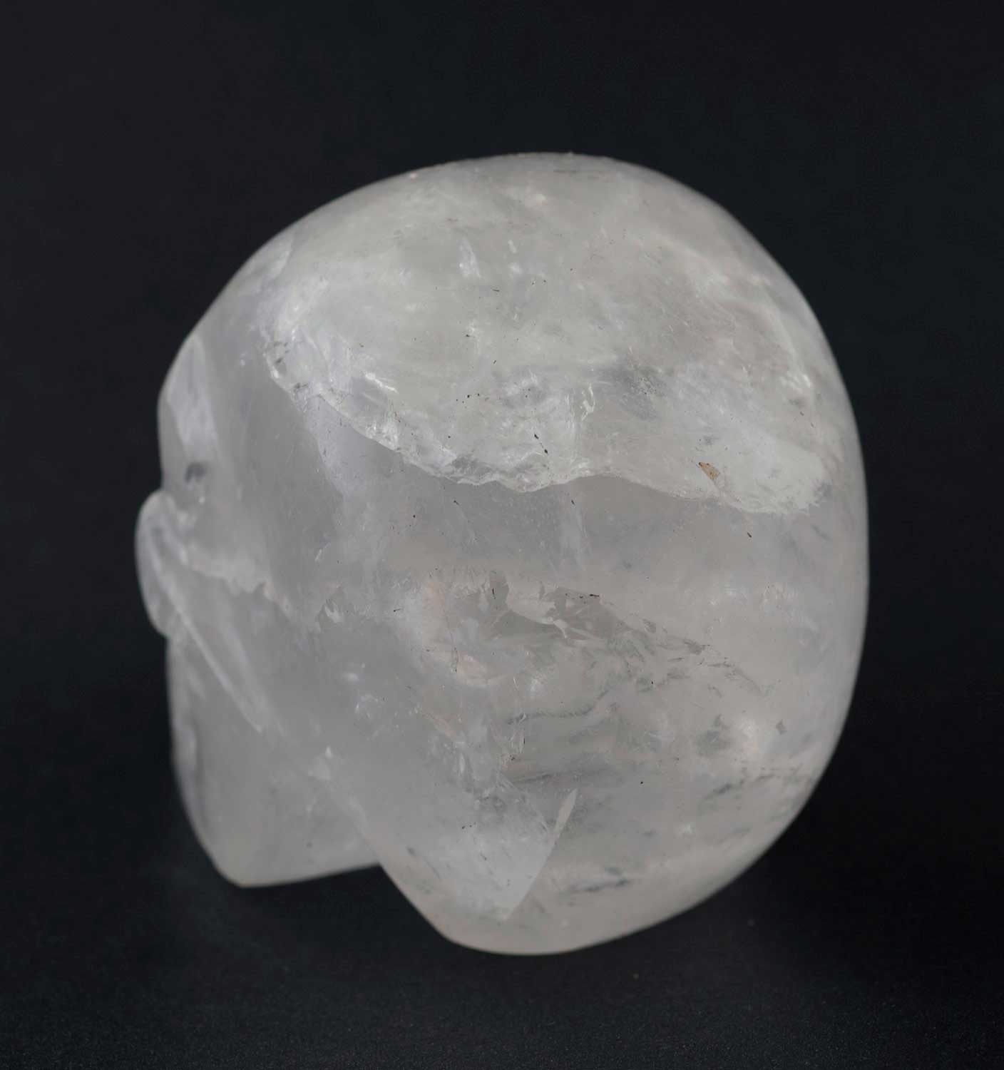 Crâne De Cristal de Roche Citipati – Objet Rituel Chamanique Tibétain