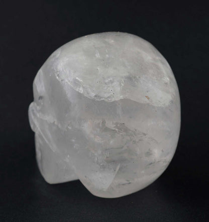 Crâne De Cristal de Roche Citipati – Objet Rituel Chamanique Tibétain