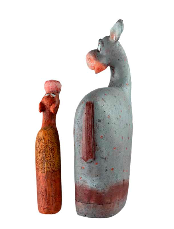 Figurines Chevaux Jument Et Poulain En Résine – Décoration Équestre