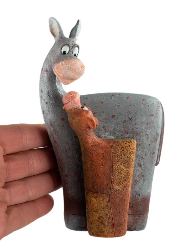Figurines Chevaux Jument Et Poulain En Résine – Décoration Équestre