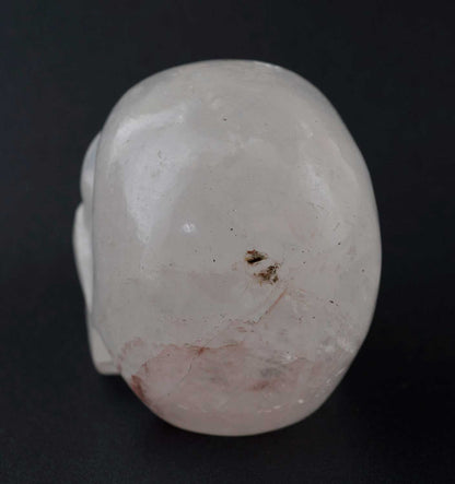Grand Crâne De Cristal de Roche – Objet Rituel Chamanique Népalais