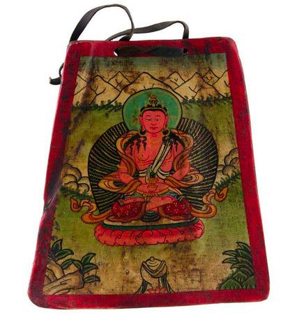 Thangka Bouddhiste Bouddha Aparimita – Artisanat Népalais En Os De Yak