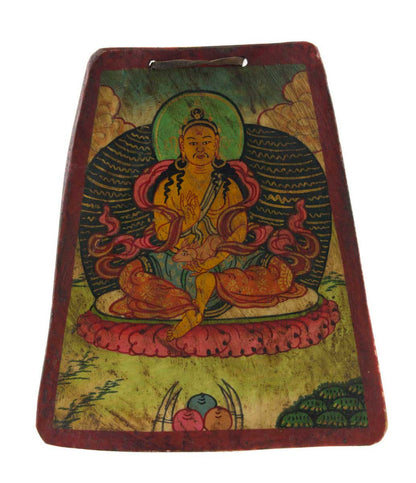 Thangka Bouddhiste Padmasambhava – Artisanat Népalais En Os De Yak