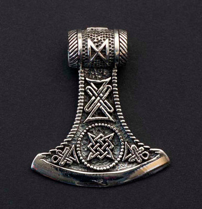 Pendentif Hache Viking en Argent Massif 925