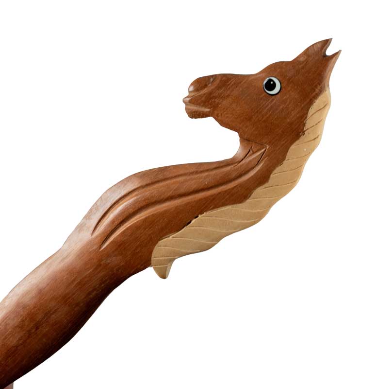 Coupe-Papier Buste De Cheval En Bois – Artisanat Fait Main