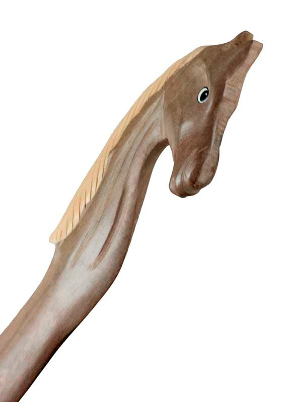 Coupe-Papier Buste De Cheval En Bois – Artisanat Fait Main