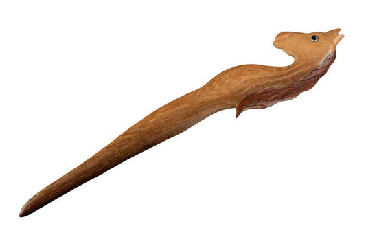 Coupe-Papier Buste De Cheval En Bois – Artisanat Fait Main