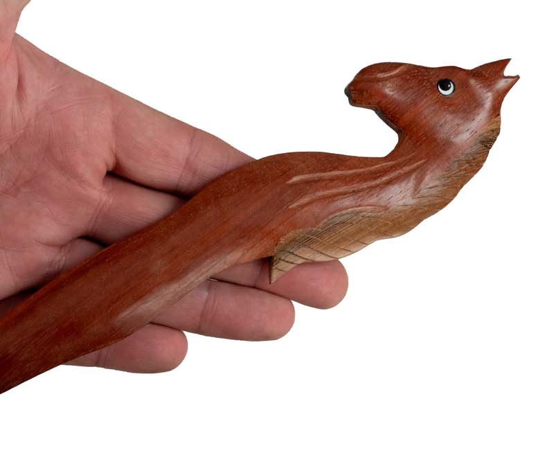 Coupe-Papier Buste De Cheval En Bois – Artisanat Fait Main