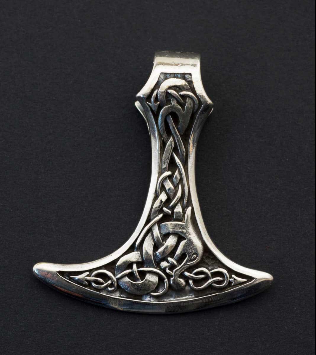 Pendentif Hache de Perun Heritage en Argent Massif 925