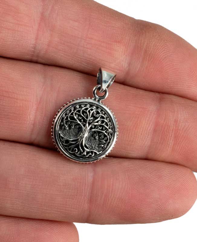 Pendentif Arbre de Vie Celtique en Argent 925 - Viking