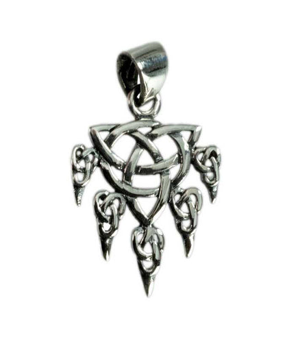 Pendentif Patte d’Ours Viking en Argent 925