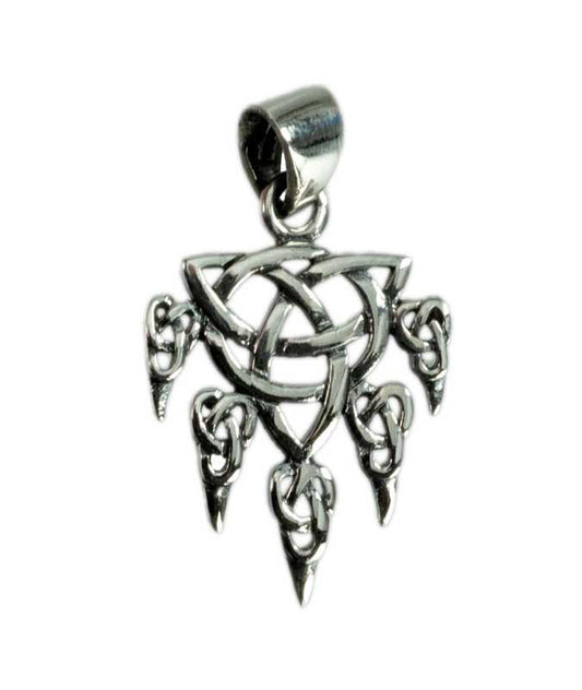 Pendentif Patte d’Ours Viking en Argent 925
