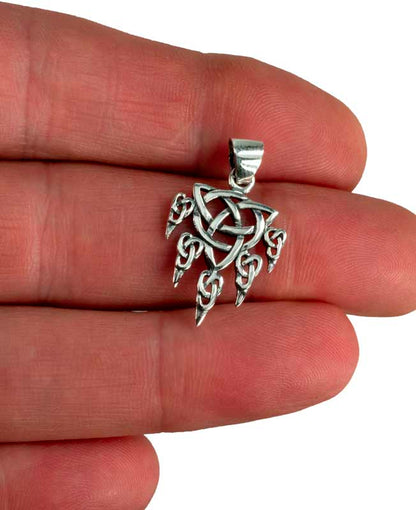 Pendentif Patte d’Ours Viking en Argent 925