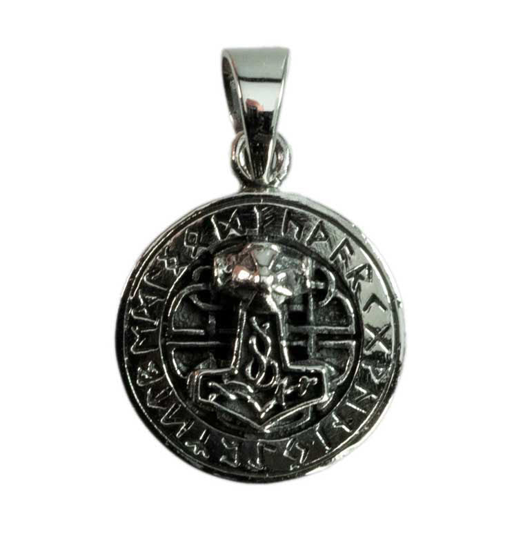 Pendentif Marteau de Thor Mjöllnir en Argent 925 - Viking