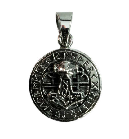 Pendentif Marteau de Thor Mjöllnir en Argent 925 - Viking
