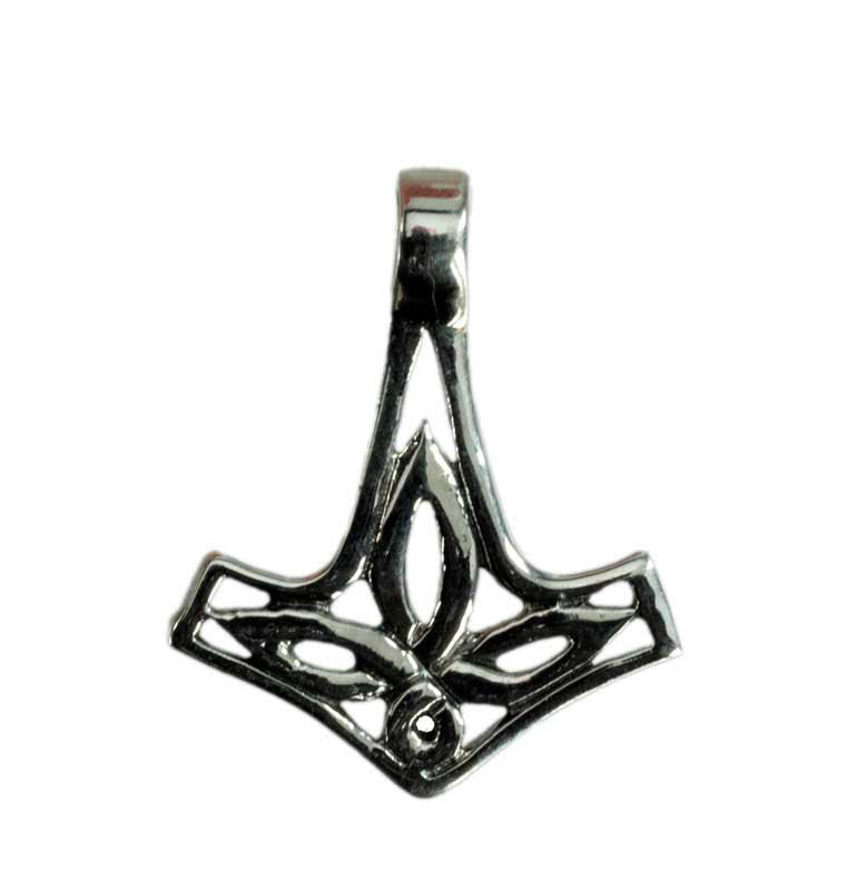 Pendentif Marteau de Thor Mjöllnir en Argent 925 - Viking