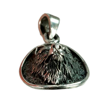 Pendentif Tête de Loup Fenrir en Argent 925 - Viking